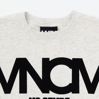 【MNCM】【去毛球加絨衛衣】植絨印花寬鬆衛衣