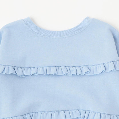 【防起球加絨內裡】【正反兩穿】荷葉邊衛衣