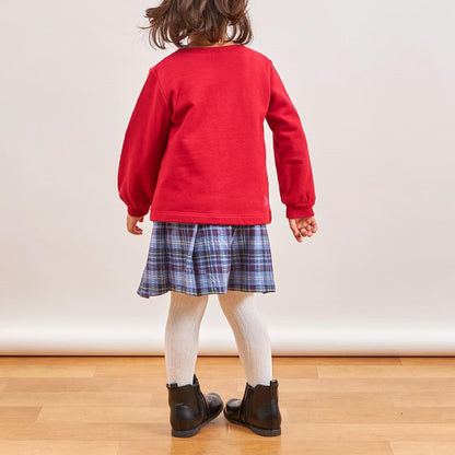 mimi醬&愛心貼布繡加絨衛衣