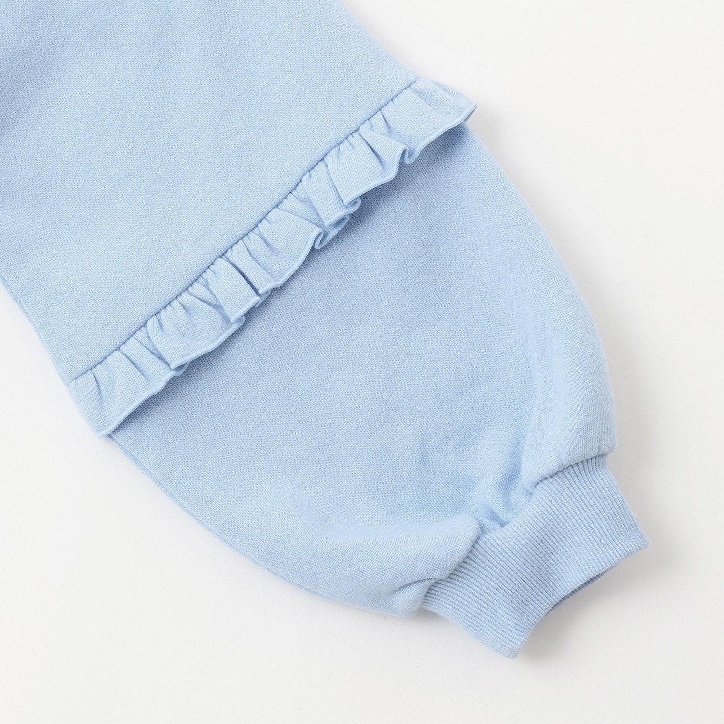 【防起球加絨內裡】【正反兩穿】荷葉邊衛衣