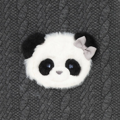 動物貼花裝飾連衣裙