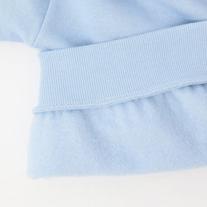 【防起球加絨內裡】【正反兩穿】荷葉邊衛衣