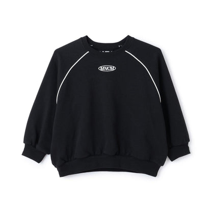 【MNCM】【去毛球加絨衛衣面料】插肩撞色拼接寬鬆衛衣