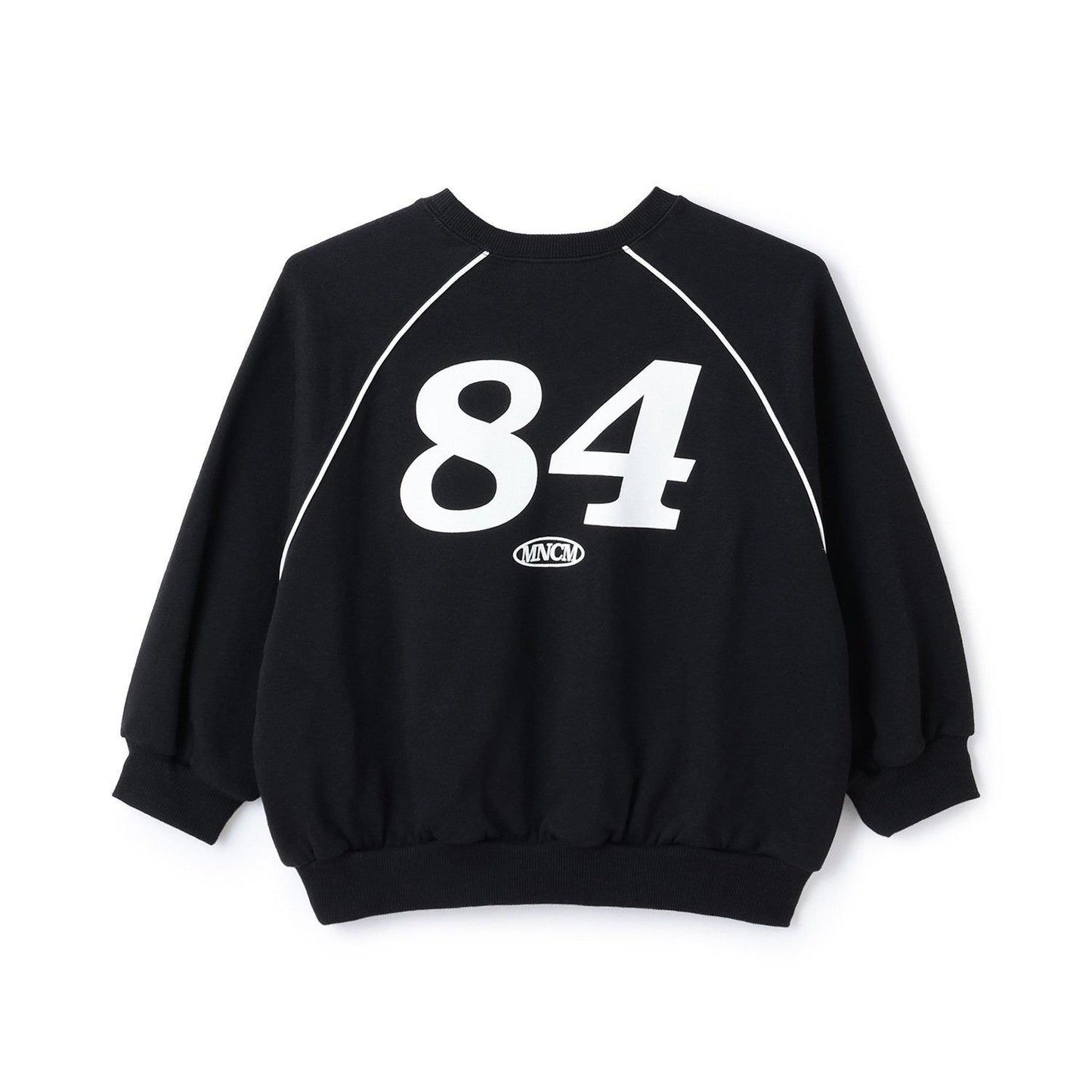 【MNCM】【去毛球加絨衛衣面料】插肩撞色拼接寬鬆衛衣