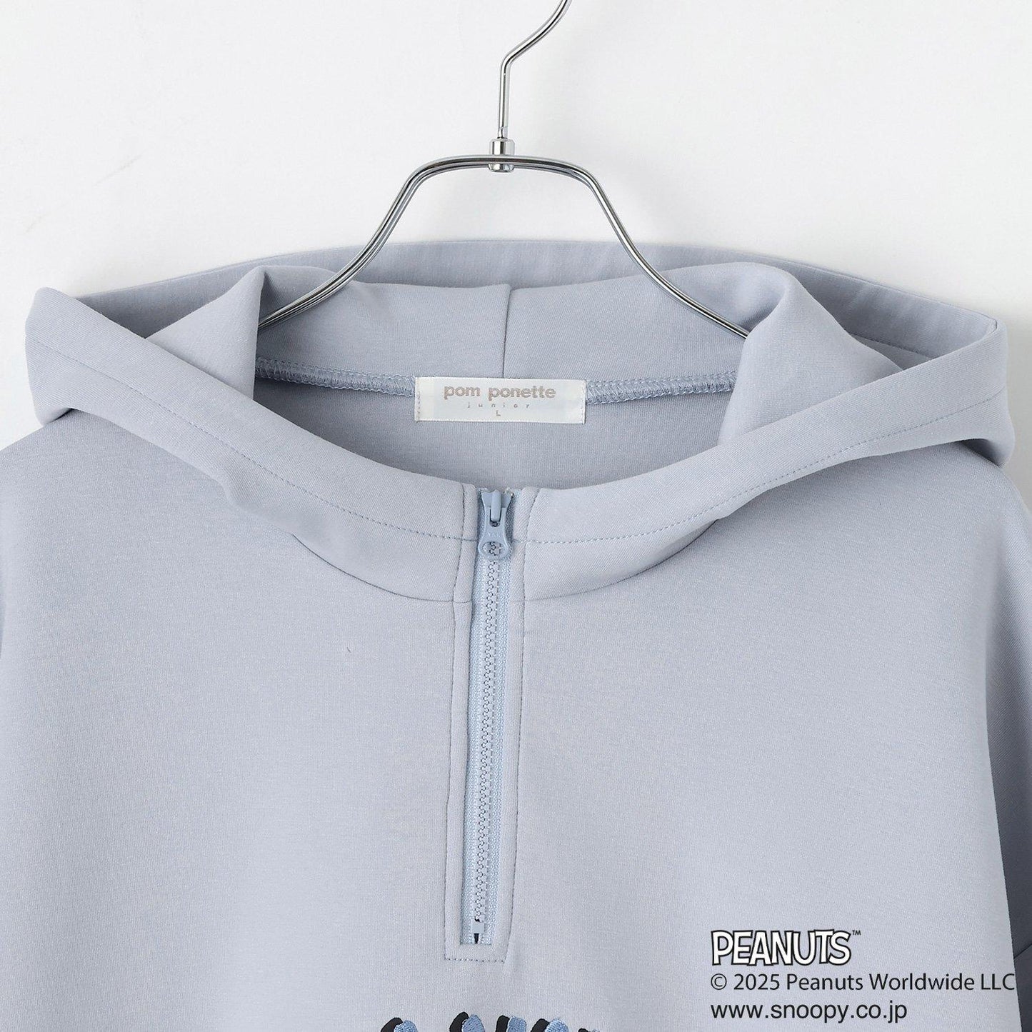 【130cm可選】【《PEANUTS》】半拉鍊衛衣