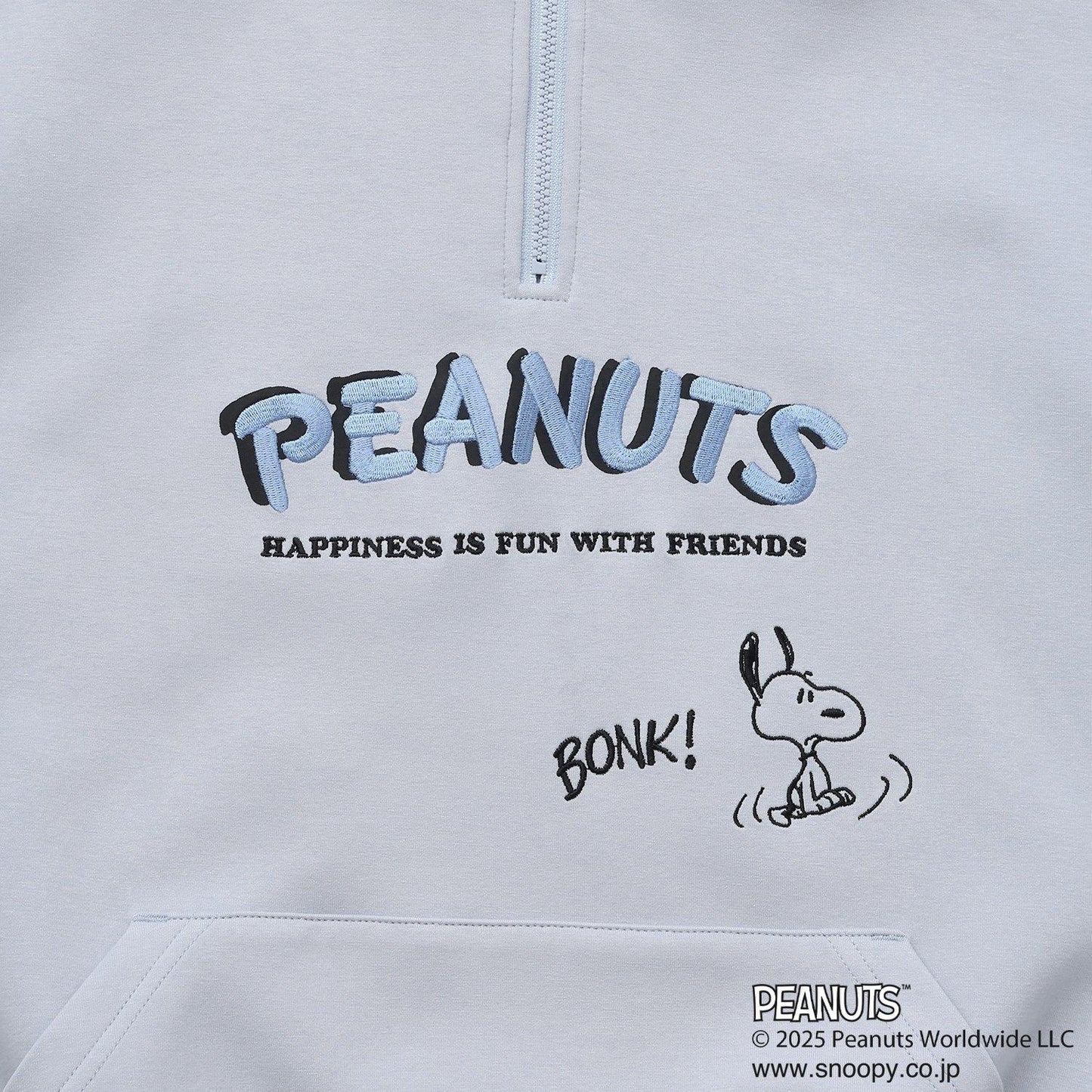 【130cm可選】【《PEANUTS》】半拉鍊衛衣