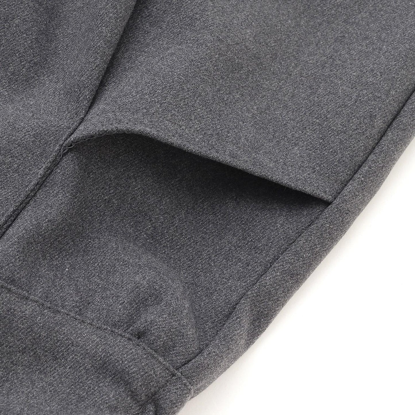 【起毛】顯腿美褶皺喇叭裙褲