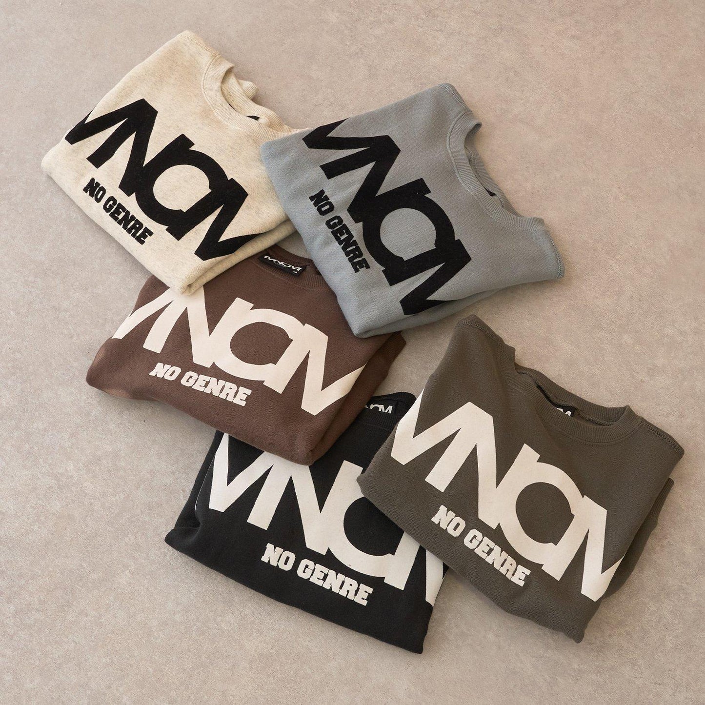 【MNCM】【去毛球加絨衛衣】植絨印花寬鬆衛衣