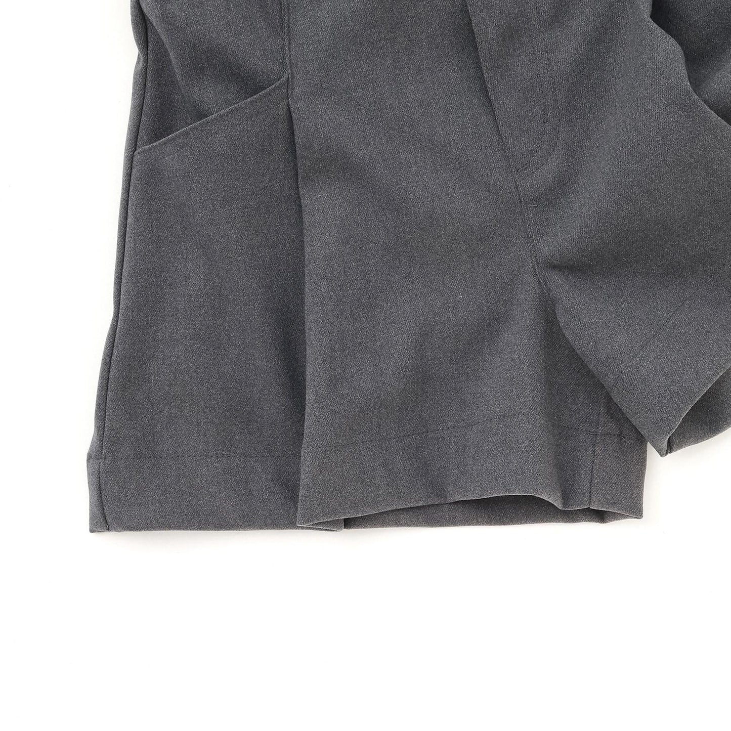 【起毛】顯腿美褶皺喇叭裙褲