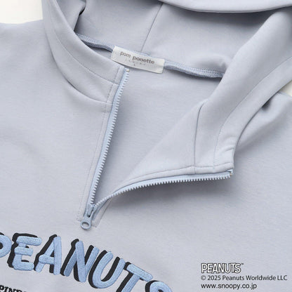 【130cm可選】【《PEANUTS》】半拉鍊衛衣