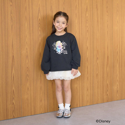 【Frozen】【毛玉バイバイ裡毛裡起毛】亮片閃粉&轉印拼接印花衛衣