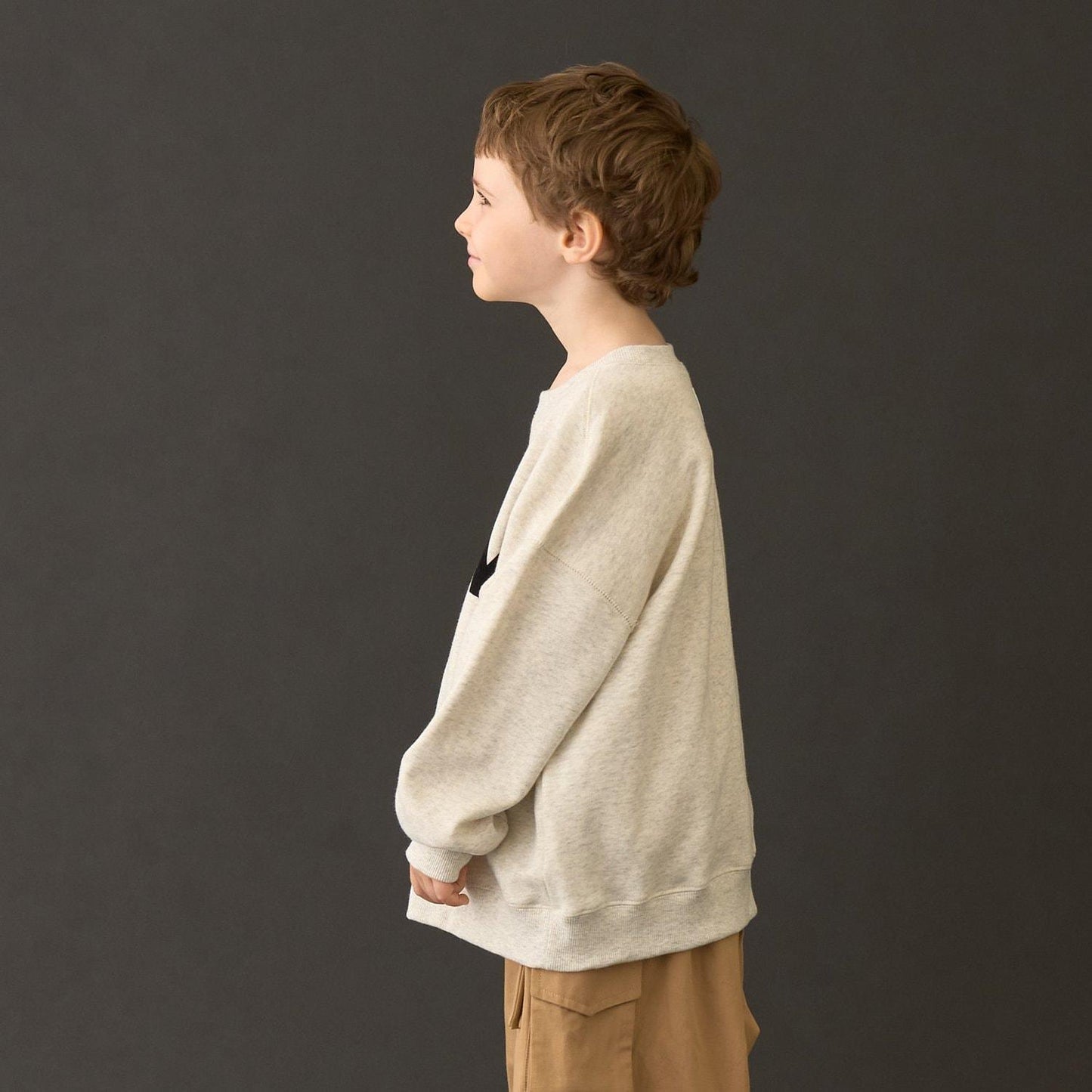 【MNCM】【去毛球加絨衛衣】植絨印花寬鬆衛衣