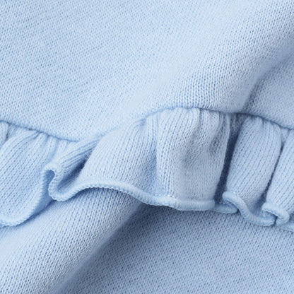 【防起球加絨內裡】【正反兩穿】荷葉邊衛衣