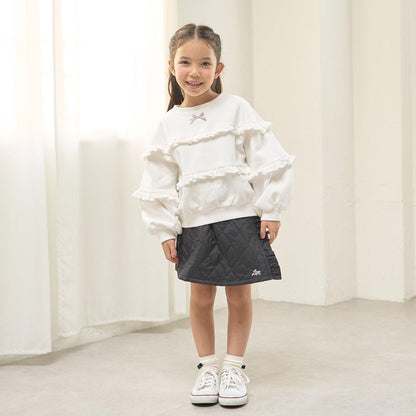 【防起球加絨內裡】【正反兩穿】荷葉邊衛衣