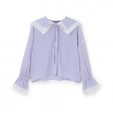 【畢業服】雙層水手領襯衫