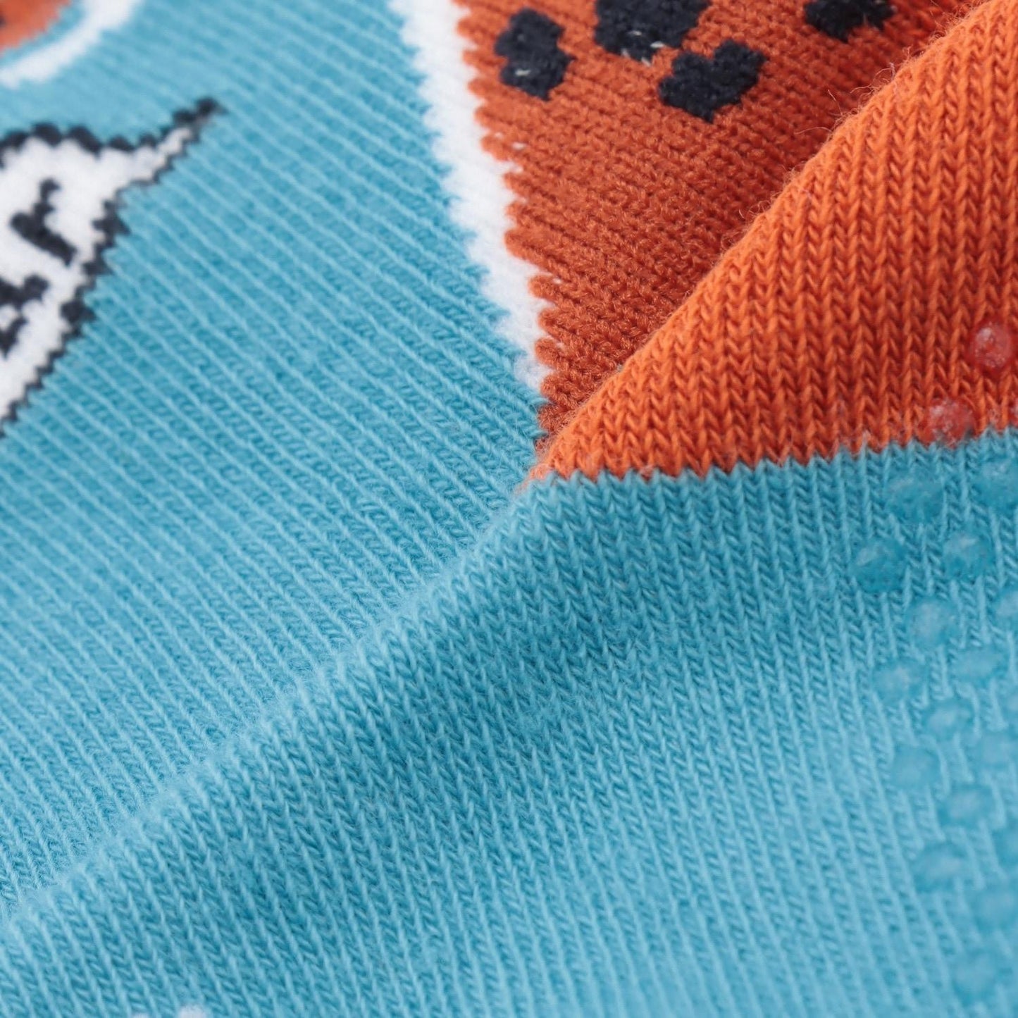 恐龍圖案後跟短襪