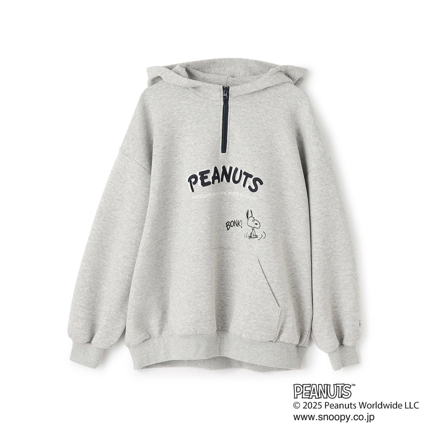 【130cm可選】【《PEANUTS》】半拉鍊衛衣