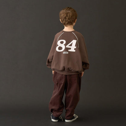 【MNCM】【去毛球加絨衛衣面料】插肩撞色拼接寬鬆衛衣