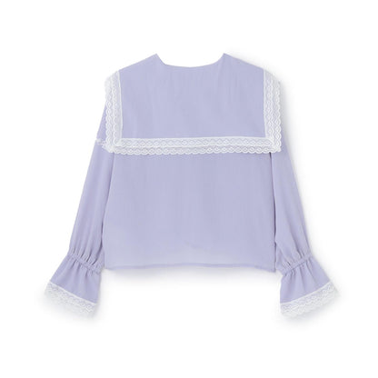 【畢業服】雙層水手領襯衫