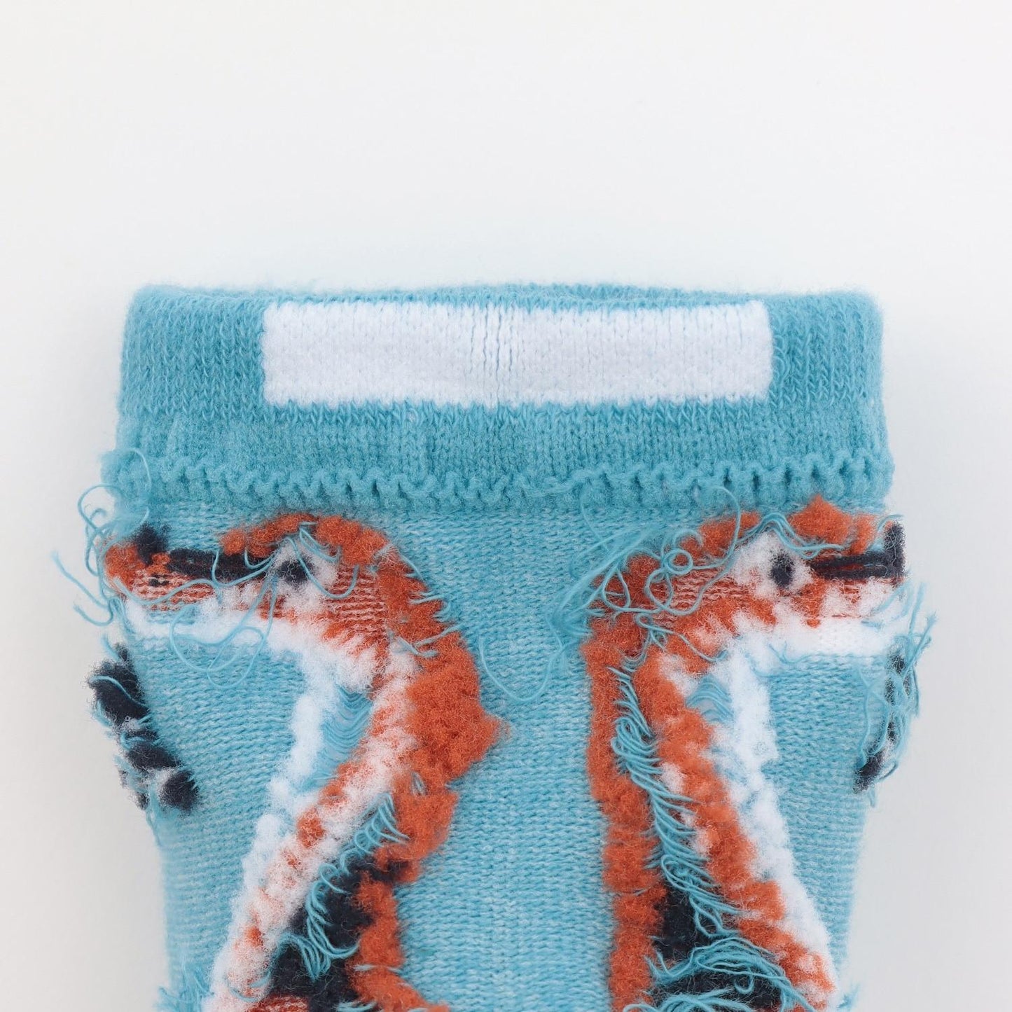 恐龍圖案後跟短襪