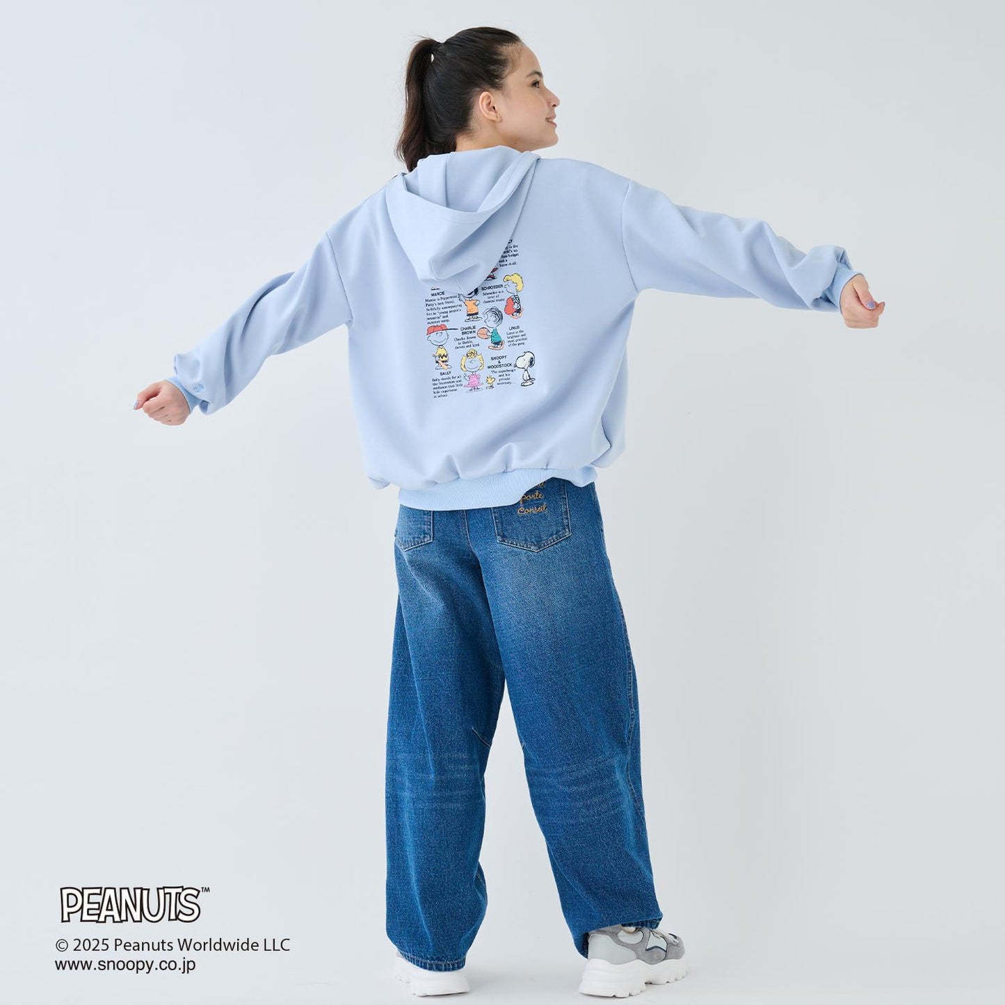 【130cm可選】【《PEANUTS》】半拉鍊衛衣