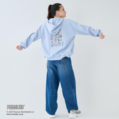 【130cm可選】【《PEANUTS》】半拉鍊衛衣