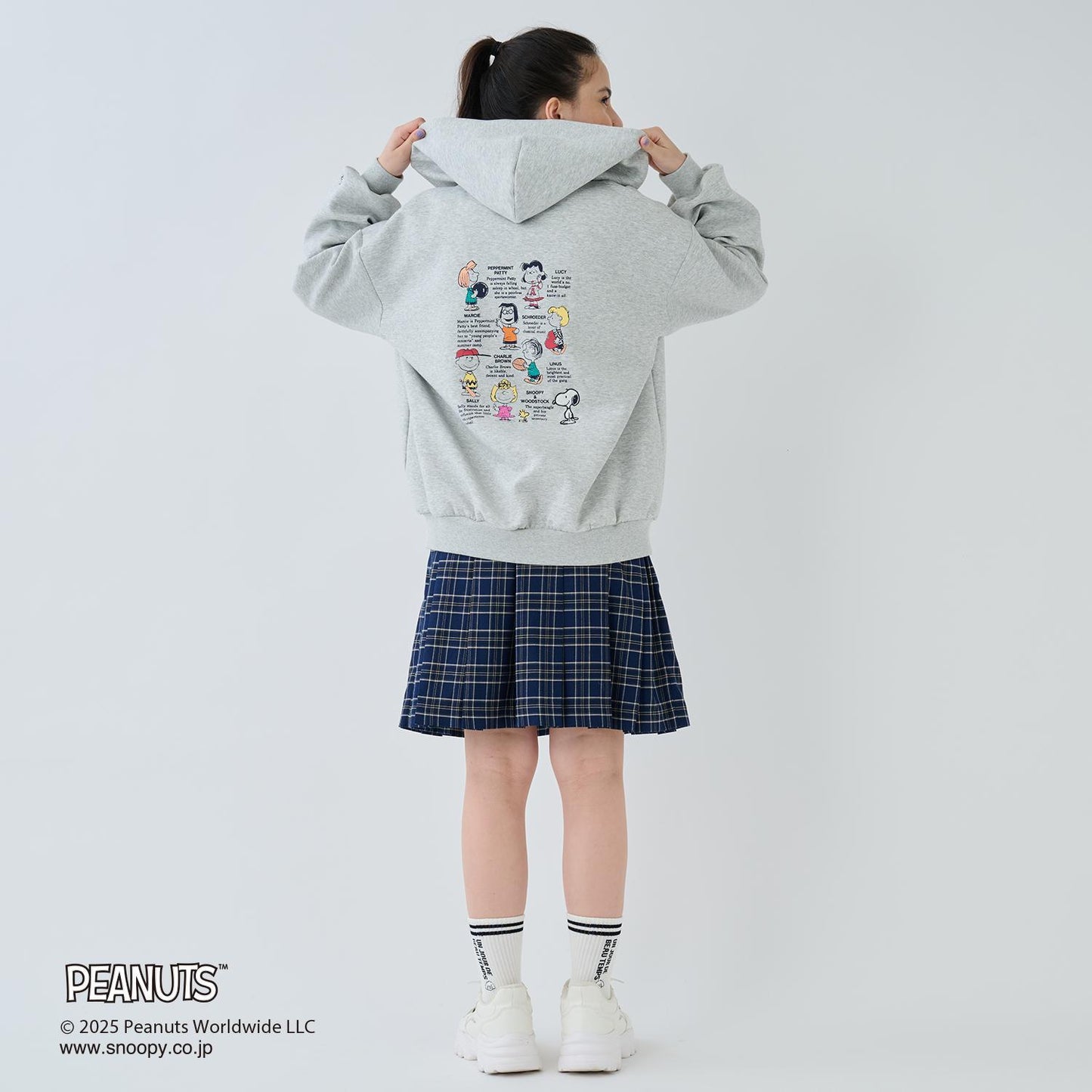【130cm可選】【《PEANUTS》】半拉鍊衛衣