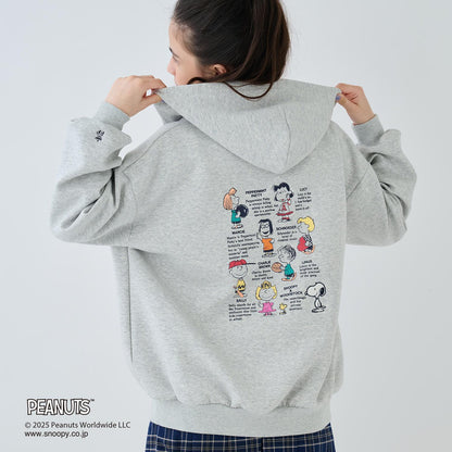 【130cm可選】【《PEANUTS》】半拉鍊衛衣