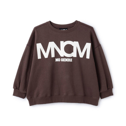 【MNCM】【去毛球加絨衛衣】植絨印花寬鬆衛衣