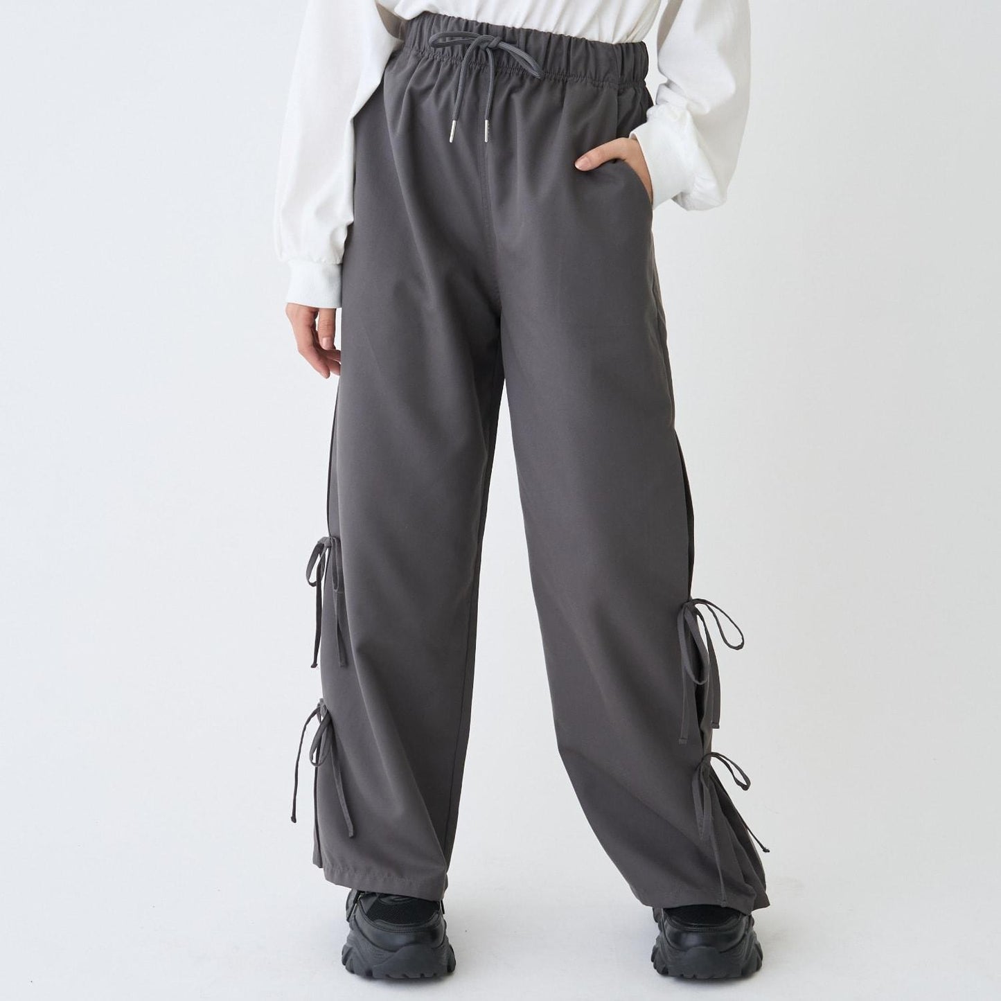 【吸水速幹】開叉蝴蝶結褲