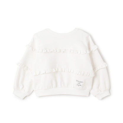 【防起球加絨內裡】【正反兩穿】荷葉邊衛衣