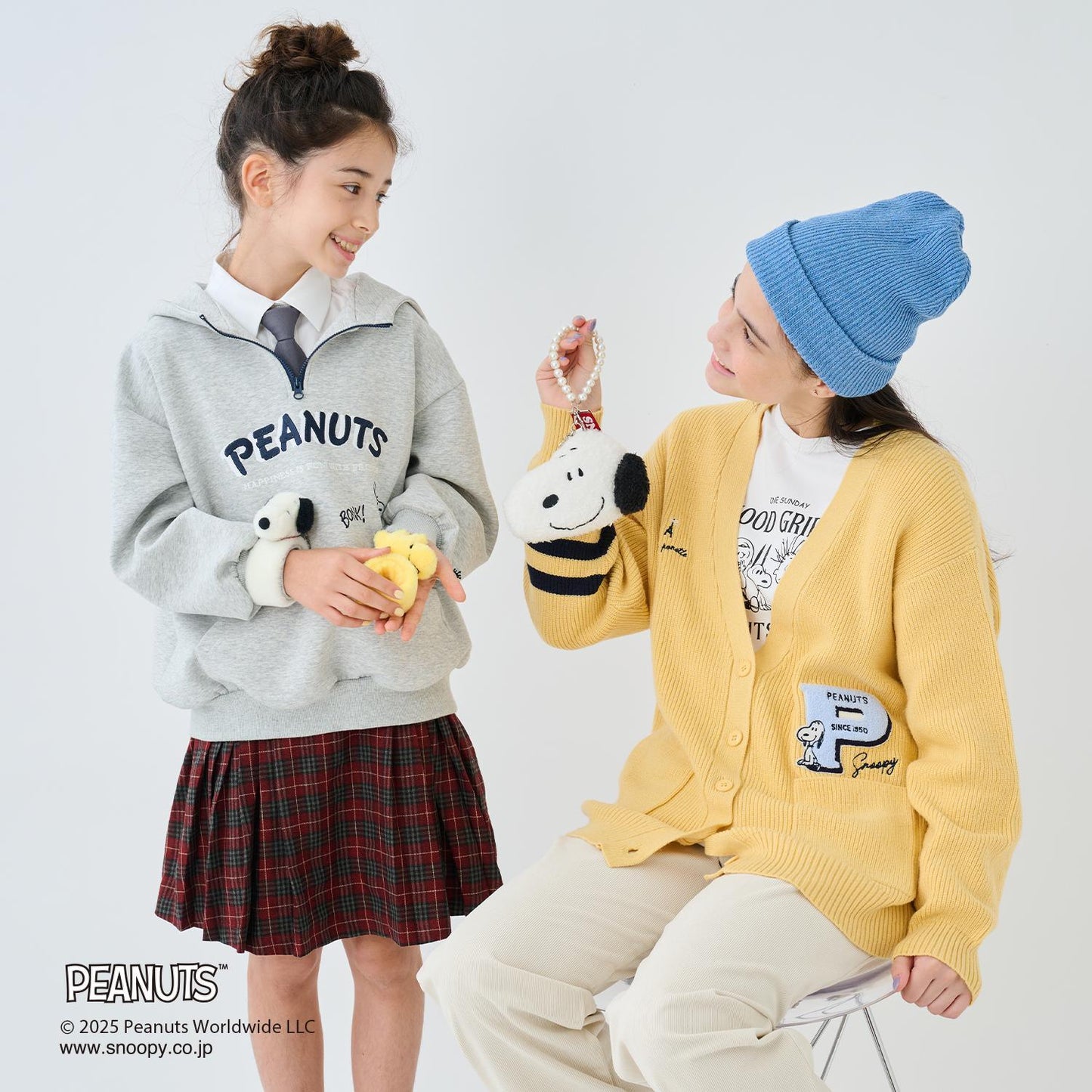 【130cm可選】【《PEANUTS》】半拉鍊衛衣