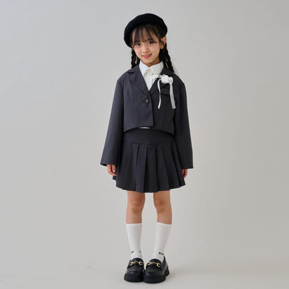 【畢業服】蕾絲蝴蝶結胸花