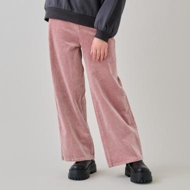 水洗色燈芯絨長褲