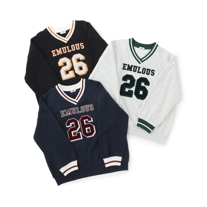 【LTXC】【100%純棉】加絨數字印花寬鬆衛衣