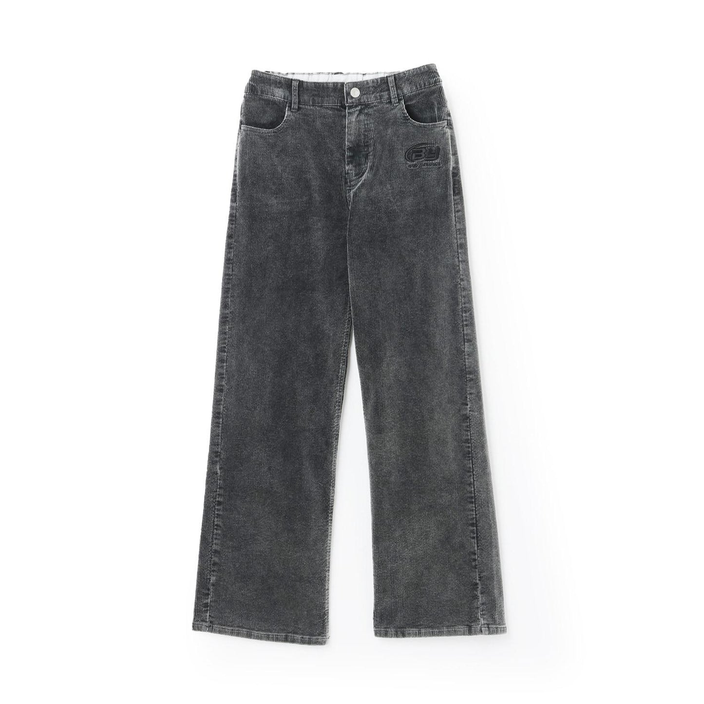 水洗色燈芯絨長褲