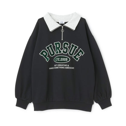 【LTXC】【100%純棉】加絨半拉鍊衛衣