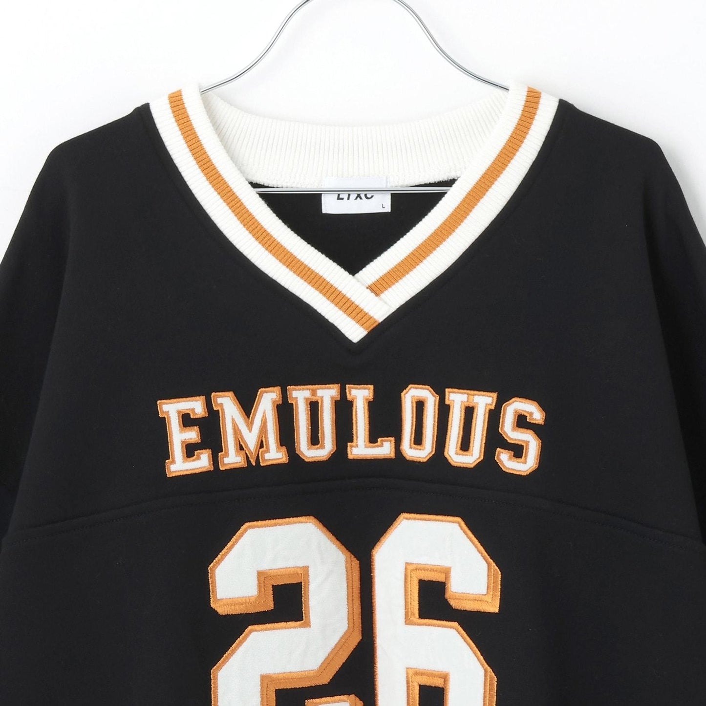 【LTXC】【100%純棉】加絨數字印花寬鬆衛衣