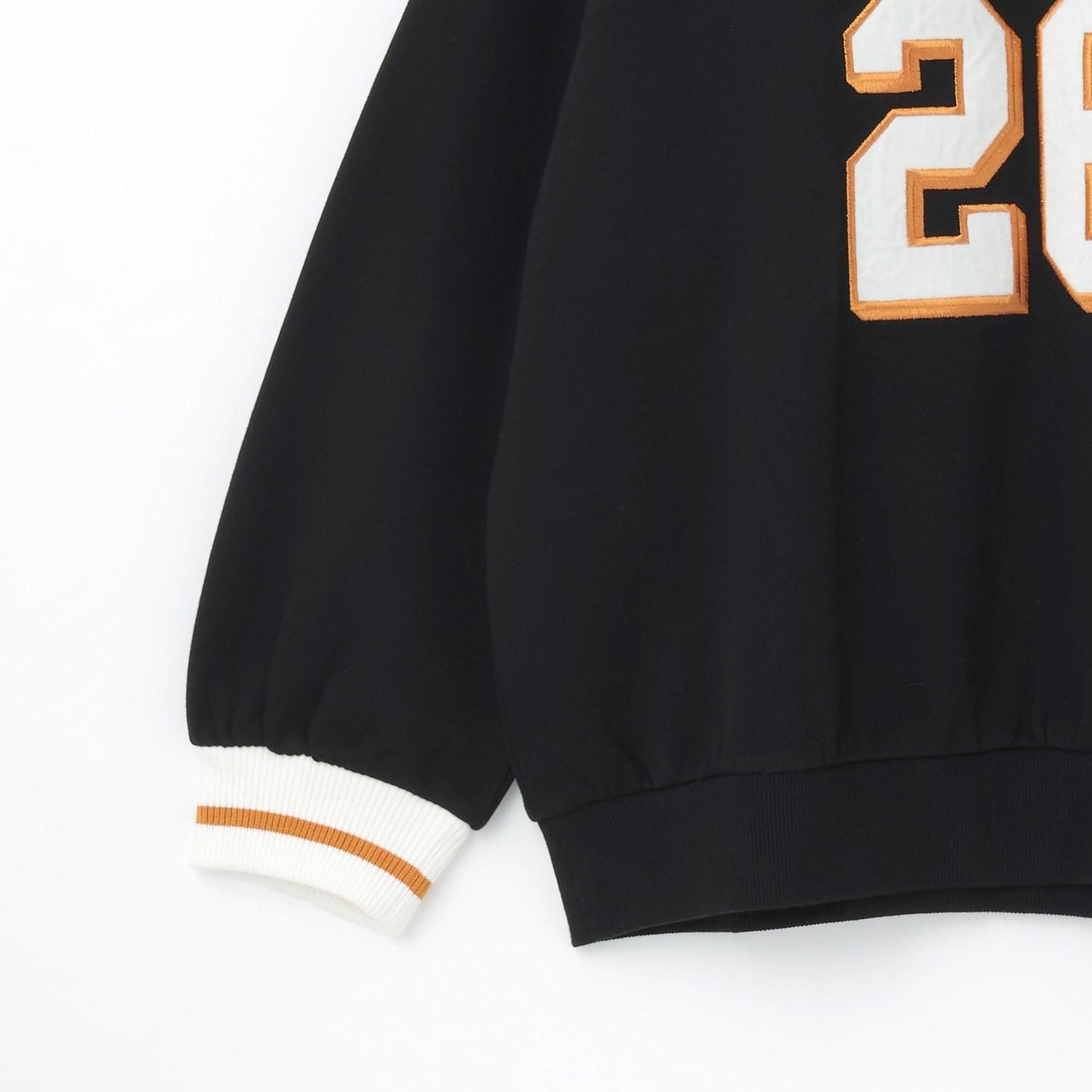 【LTXC】【100%純棉】加絨數字印花寬鬆衛衣