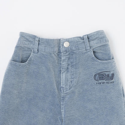 水洗色燈芯絨長褲