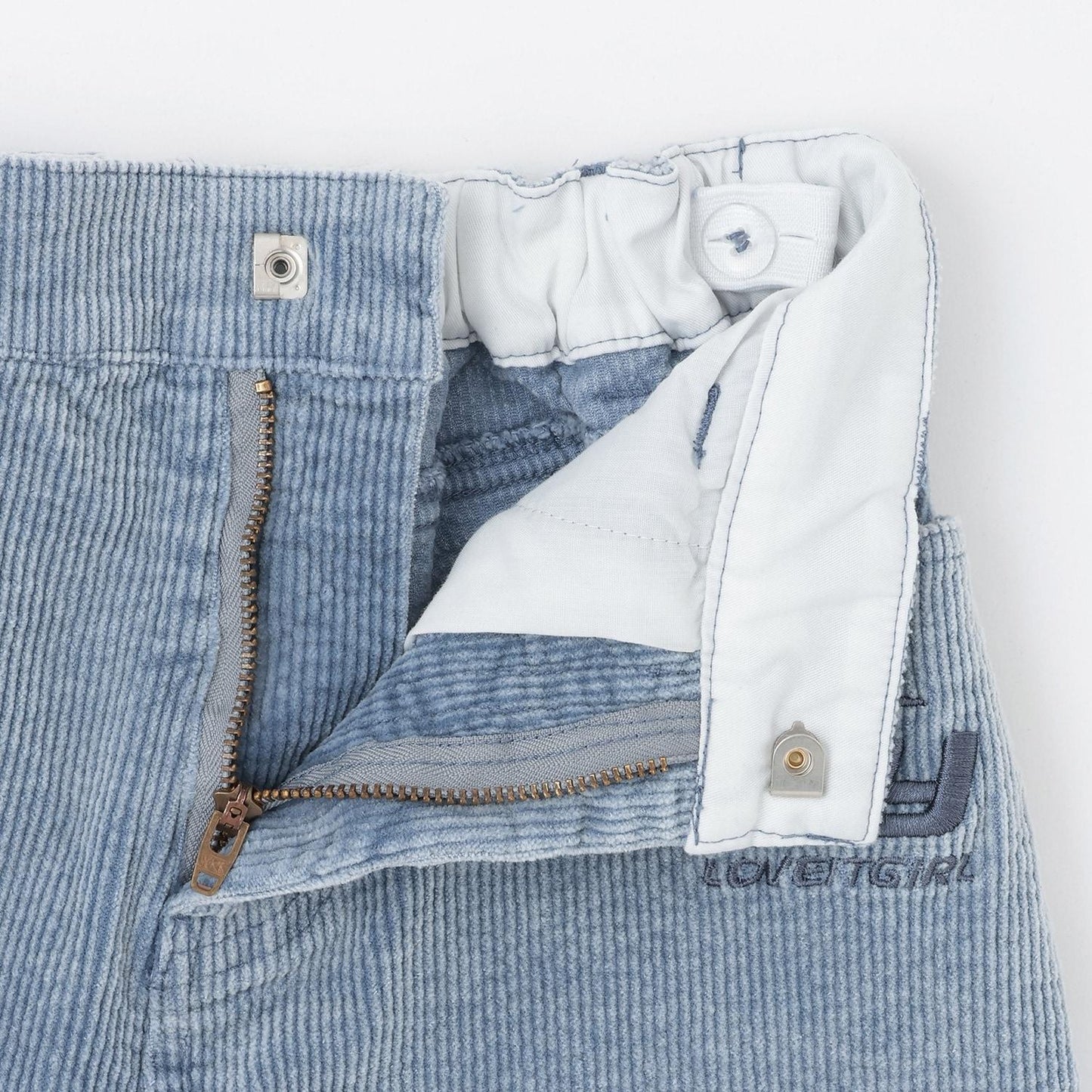 水洗色燈芯絨長褲