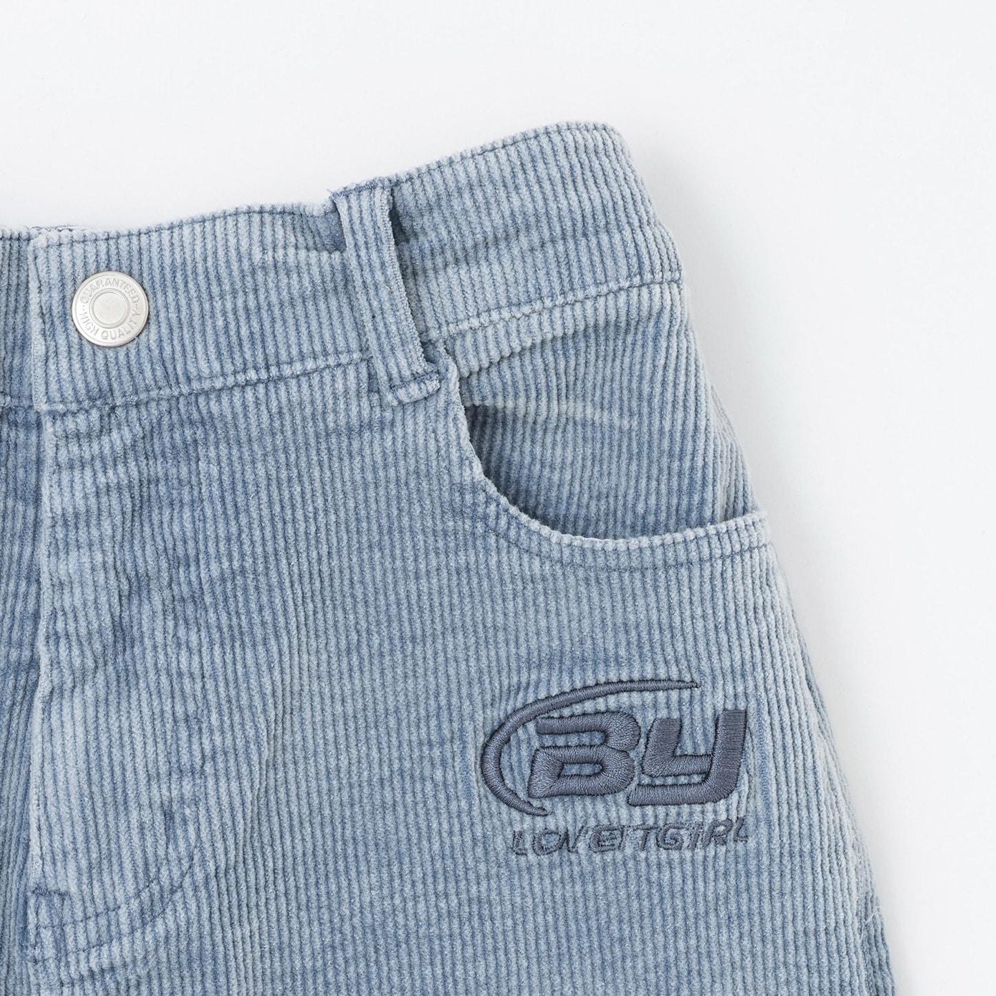 水洗色燈芯絨長褲