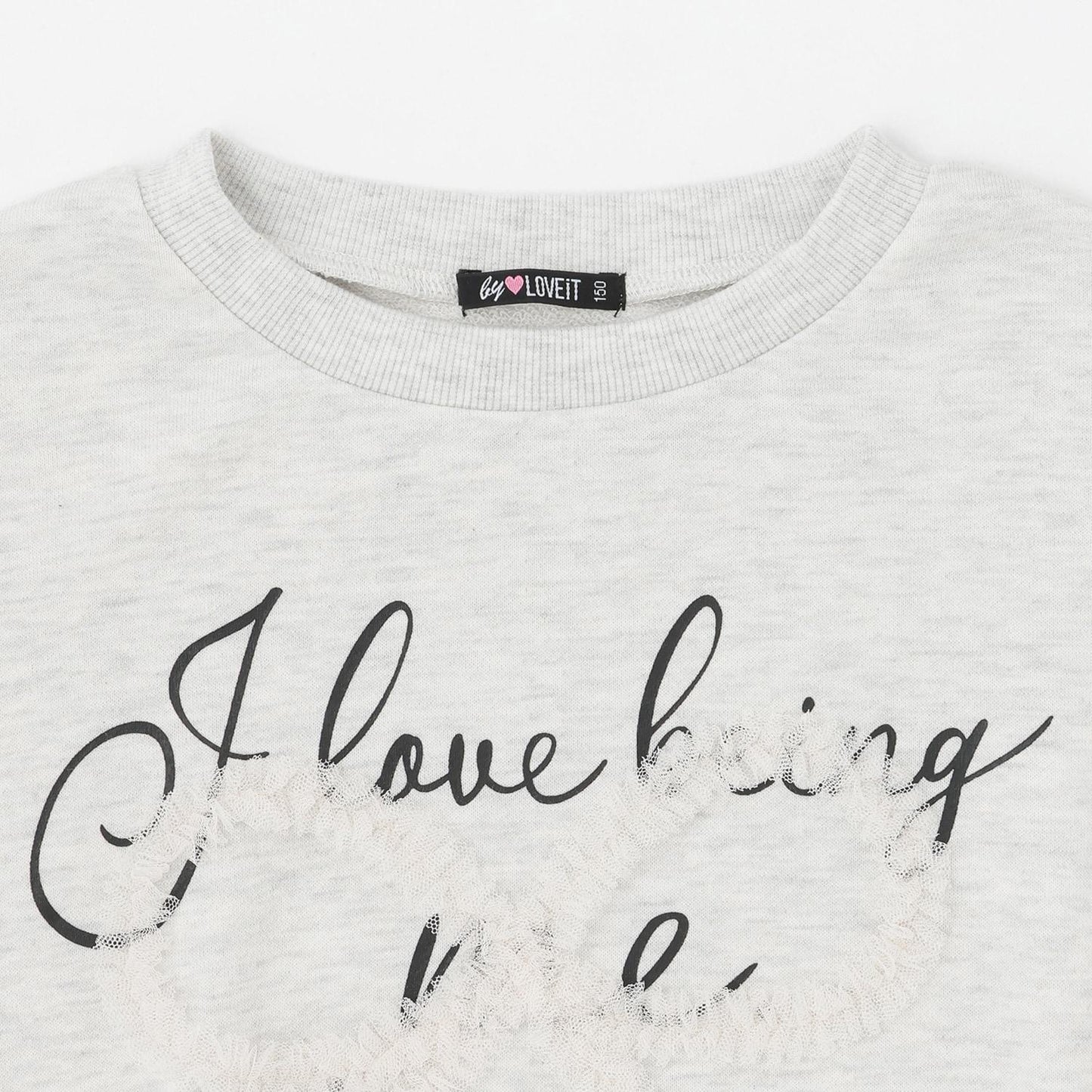 網紗蝴蝶結套頭衫