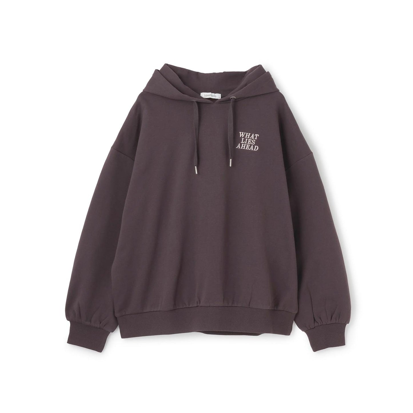 【純棉100%】加絨寬鬆印花連帽衛衣