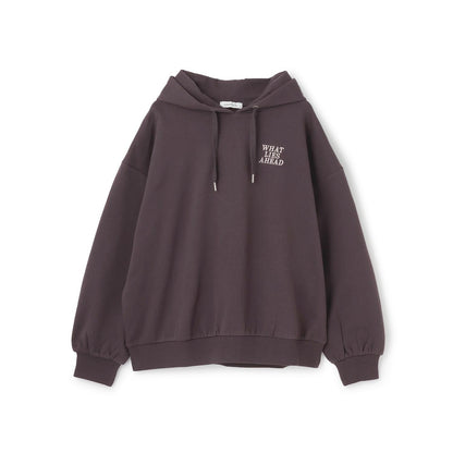 【純棉100%】加絨寬鬆印花連帽衛衣