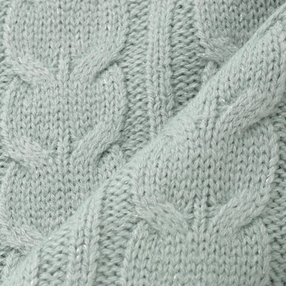 亮片針織寬鬆連衣裙