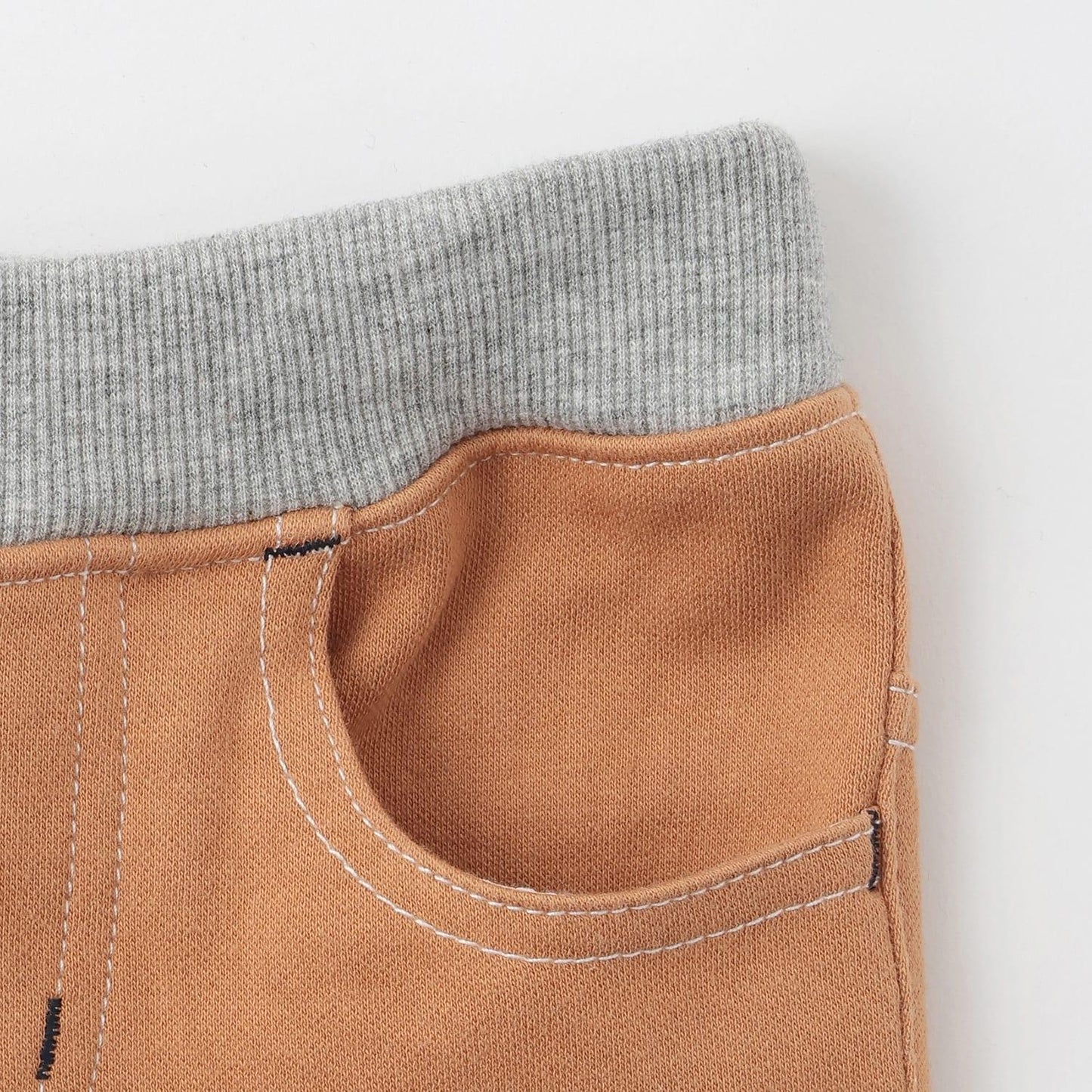 【蓄光】深海魚褲腳翻邊長款直筒褲