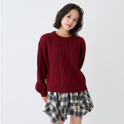 【GOODPRICE】麻花針織套頭衫