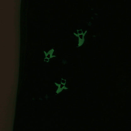 【蓄光】深海魚褲腳翻邊長款直筒褲