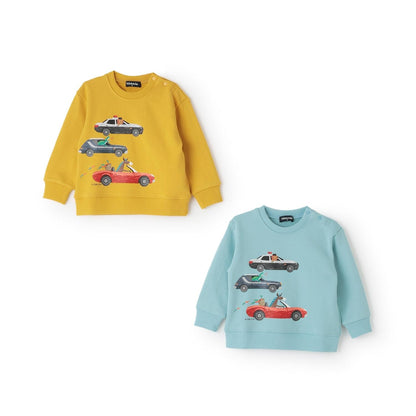 動物與恐龍與汽車衛衣